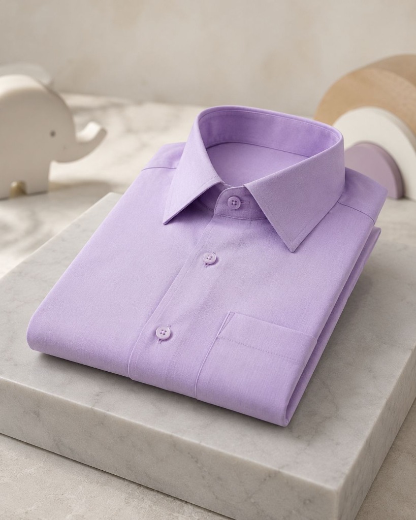 Pastel Lavender Business Shirt