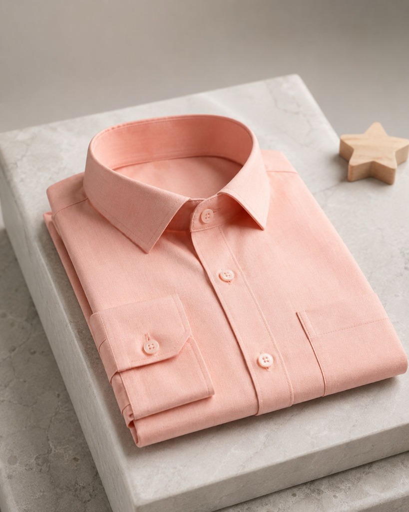 Elegant Peach Custom Shirt