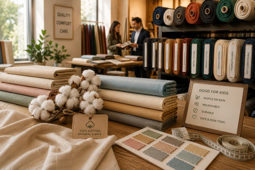 100% Natural Organic Cotton Fabrics
