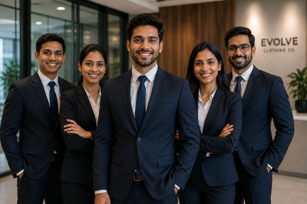 Corporate Professionals in Executive Suits